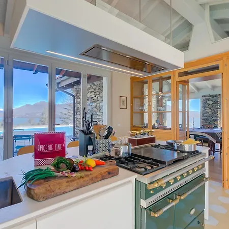 Paradis Relais Infinity Pool Lake View Villa Belgirate