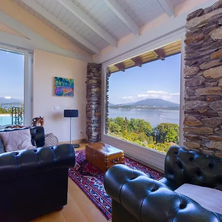 Paradis Relais Infinity Pool Lake View Villa Belgirate